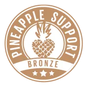 Pineapple Support Badge