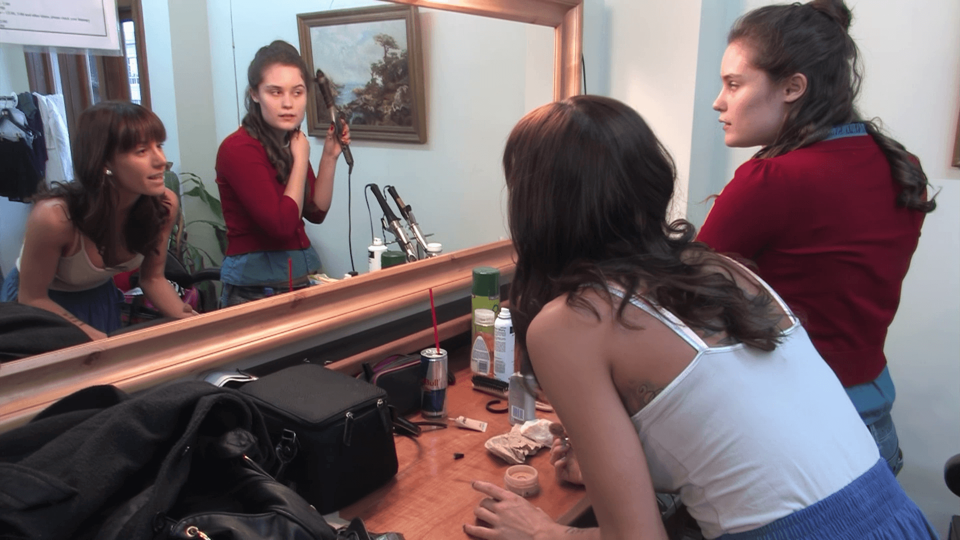 Behind the Scenes: Make-Up Room