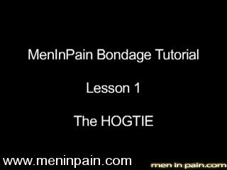 Men In Pain Bondage Tutorial Part 1: the HOGTIE | Kink.com